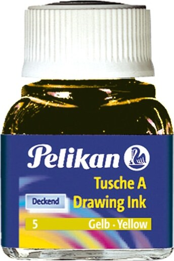 Inchiostro di china 523 - 10ml - giallo 5 - Pelikan [multipack] 10 pezzi Cancelleria e prodotti per ufficio/Penne matite scrittura e correzione/Penne e ricariche/Inchiostri in flacone Eurocartuccia - Pavullo, Commerciovirtuoso.it