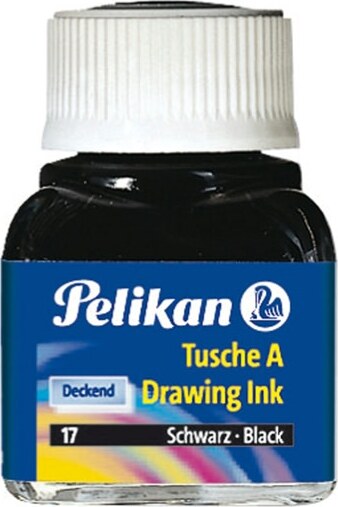 Inchiostro di china 523 - 10ml - nero perla 17 - Pelikan [multipack] 10 pezzi Cancelleria e prodotti per ufficio/Penne matite scrittura e correzione/Penne e ricariche/Inchiostri in flacone Eurocartuccia - Pavullo, Commerciovirtuoso.it