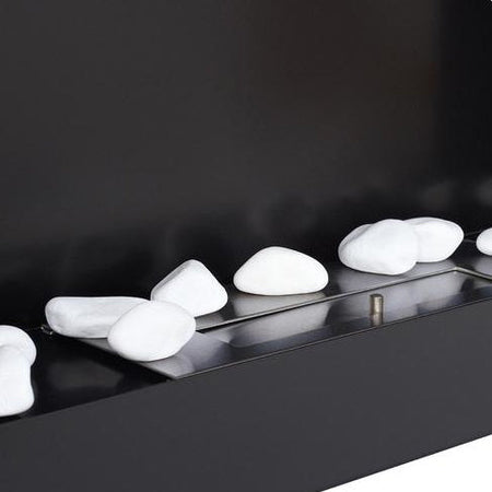 Pietre decorative per camino a bioetanolo sassolini Bianchi Biocamino 24 Pz