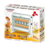 Stufa al Quarzo Ventilata Potenza 800-1600W 4 Tubi al Quarzo Ventilazione Indipendente Spegnimento Automatico Basso Consumo