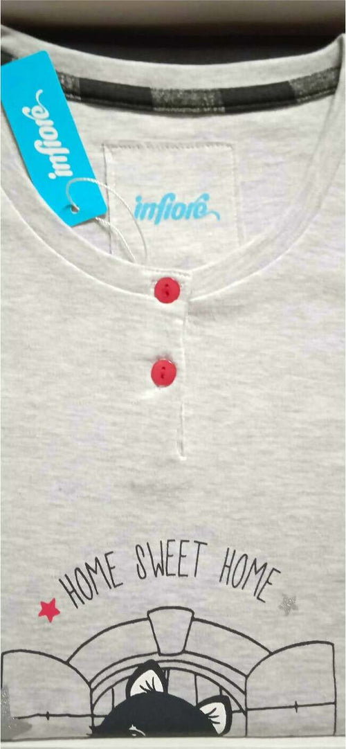 Infiore-Pigiama-Donna-Due-Pezzi-Interlok-Art.-Swt0849