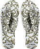 Infradito Donna White Queen L.A. Water Con Suola Bianca 1,8 Cm in Gomma Antiscivolo Sandalo Infradito Pattern Fantasia Oro Stampato Moda/Donna/Scarpe/Sandali e ciabatte/Infradito You Store - Messina, Commerciovirtuoso.it