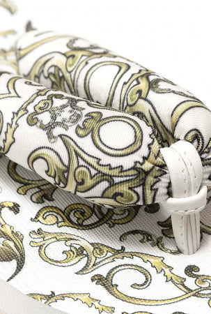 Infradito Donna White Queen L.A. Water Con Suola Bianca 1,8 Cm in Gomma Antiscivolo Sandalo Infradito Pattern Fantasia Oro Stampato Moda/Donna/Scarpe/Sandali e ciabatte/Infradito You Store - Messina, Commerciovirtuoso.it