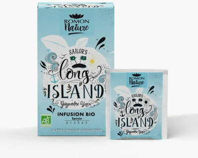 Infusion Sailor's Long Island bio - 16 bustine - infusione speziata a base di mela, menta piperita, zenzero e scorza di bergamotto è di per sé un'odissea.