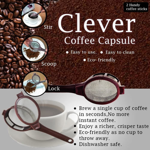 Infusore Per Caff? Clever Coffee Capsule 1 Tazza Caffe Istantaneo Riutilizzabile Casa e cucina/Tè e caffè/Moke e caffettiere Trade Shop italia - Napoli, Commerciovirtuoso.it