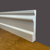 100ml di Battiscopa PREMIUM in legno MASSELLO mod. INGLESE 95x15 laccato bianco - Eternal Parquet