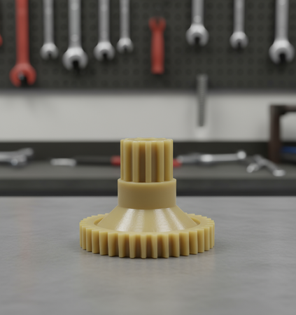 INGRANAGGIO MOTORE 10 + 40 DENTI AFFETTATRICE RGV AUSONIA 190/220 ORIGINALE 044