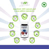 Elkopur® GlutaNAC Detox Forte - Integratore alimentare di L-Glutatione ridotto, N-Acetilcisteina (NAC), Vitamina E, Selenio, L-Glicina in Capsule gastroresistenti vegetali, prodotto in Italia