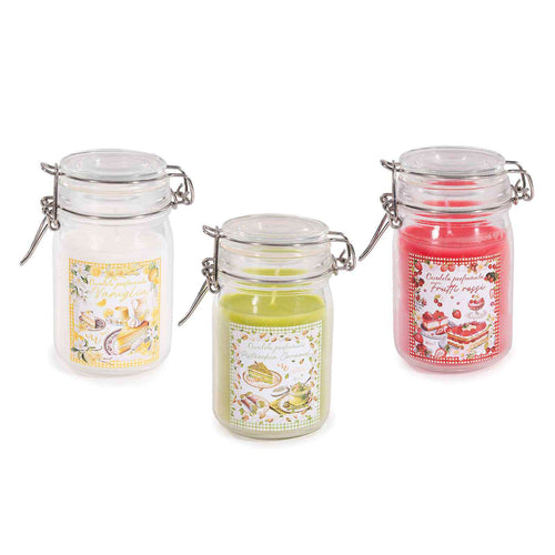 Candela profumata MadeWithLove in vasetto di vetro 11,5 cm