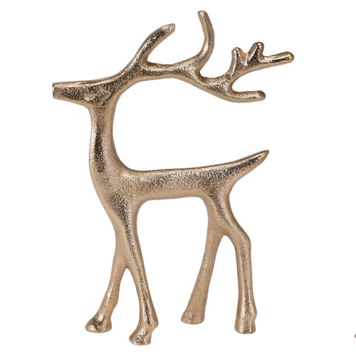 Renna di natale decorativa in alluminio per decorazioni natalizie