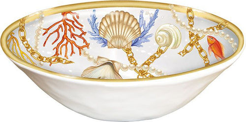 Insalatiera Ciotola Conchiglie Coralli Stile Marino Centro Tavola Home Decor Casa e cucina/Stoviglie/Piatti ciotole e vassoi/Ciotole/Insalatiere Trade Shop italia - Napoli, Commerciovirtuoso.it
