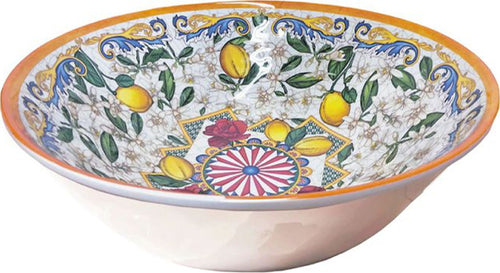 Insalatiera Ciotola Tonda Carretto Siciliano Centro Tavola Decorazione Diam.21cm Casa e cucina/Stoviglie/Piatti ciotole e vassoi/Ciotole/Insalatiere Trade Shop italia - Napoli, Commerciovirtuoso.it