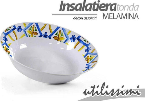 Insalatiera Ciotola Tonda Melamina Terra 18cm Plastica Decori Assortiti 817670 Casa e cucina/Stoviglie/Piatti ciotole e vassoi/Ciotole/Insalatiere Trade Shop italia - Napoli, Commerciovirtuoso.it