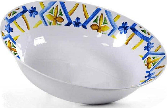 Insalatiera Ciotola Tonda Melamina Terra 18cm Plastica Decori Assortiti 817670 Casa e cucina/Stoviglie/Piatti ciotole e vassoi/Ciotole/Insalatiere Trade Shop italia - Napoli, Commerciovirtuoso.it