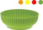 Insalatiera costolata cm 22. Colori Assortiti Casa e cucina/Stoviglie/Piatti ciotole e vassoi/Ciotole/Insalatiere Scontolo.net - Potenza, Commerciovirtuoso.it