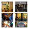 Insegna A Led Programmabile Controllo App Bluetooth A Scorrimento Usb Pieghevole Auto