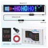 Insegna A Led Programmabile Controllo App Bluetooth A Scorrimento Usb Pieghevole Auto