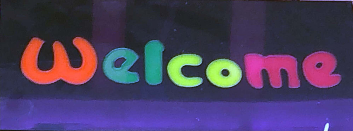 Insegna Luminosa A Led Con Logo Scritta Welcome Per Locali Attivit? Commerciali Insegne Luminose Trade Shop italia - Napoli, Commerciovirtuoso.it