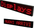 INSEGNA LUMINOSA A LED SCRITTA PERSONALIZZATA SCORREVOLE LUCE ROSSA 100 X 20 CM  Trade Shop italia - Napoli, Commerciovirtuoso.it