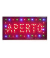 Insegna Luminosa Insegne Luminose A Led Con Scritta Aperto Per Locali Commercial