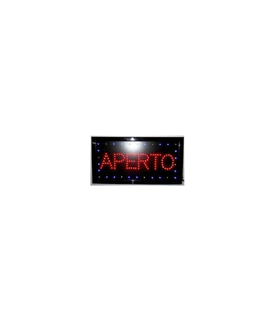 Insegna Luminosa Insegne Luminose A Led Con Scritta Aperto Per Locali Commercial