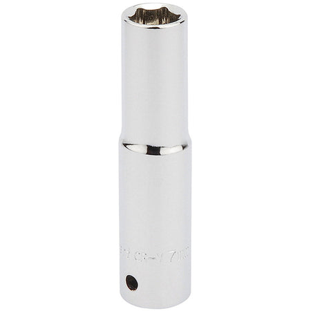Inserti chiave lunghe a bussola 6 punti 1/4 da 7mm a 13mm a scelta in acciaio Draper tools Draper tools