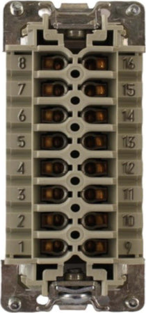 Inserto-maschile-16-poli-500V-16A-montaggio-a-vite-Wieland