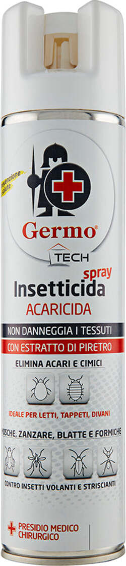 Insetticida Acaricida Germotech Spray GERMO spray acaricida per insetti 400ml Giardino e giardinaggio/Giardinaggio/Prodotti fitosanitari e pesticidi/Repellenti/Spray Salute e Prevenzione - Barletta, Commerciovirtuoso.it