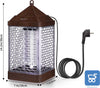 Lampada Insetticida elettrico YUNLIGHTS da 9W per zanzare e insetti con luce UV per interni ed esterni 220V fino a 25-30 Metri Color Legno
