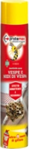 Insetticida spray vespe e nidi di vespa - 750 ml - Protemax Giardino e giardinaggio/Giardinaggio/Prodotti fitosanitari e pesticidi/Insetticidi/Insetticidi per ambienti/Vari insetti Eurocartuccia - Pavullo, Commerciovirtuoso.it