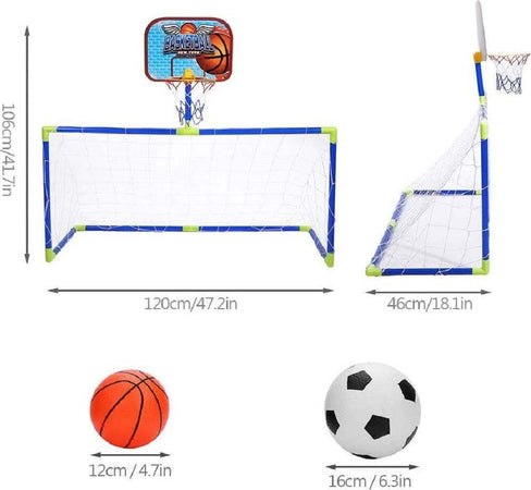 Insieme Sport Di Pallacanestro Calcio Pieghevole Portatile Bambini Pompa Regalo Sport e tempo libero/Sport/Basket/Accessori per tabelloni/Anelli da canestro Trade Shop italia - Napoli, Commerciovirtuoso.it