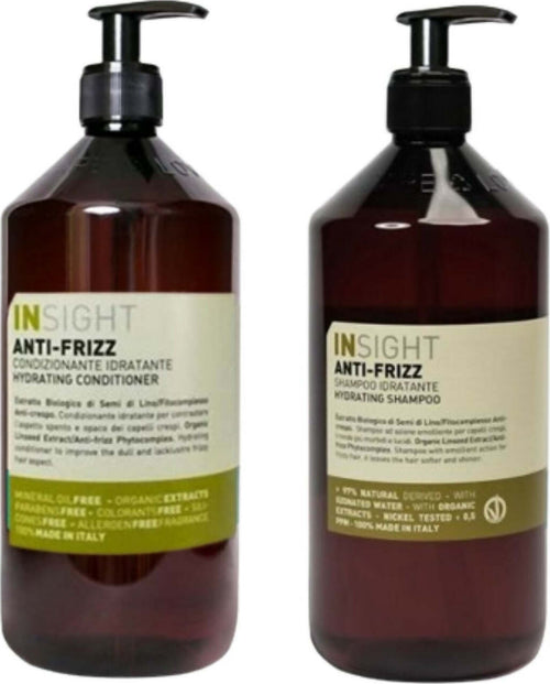 Insight-anti-frizz-hydrating-,-kit-composto-da-shampoo-idratante-900-ml-+-conditioner-idratante-900-ml