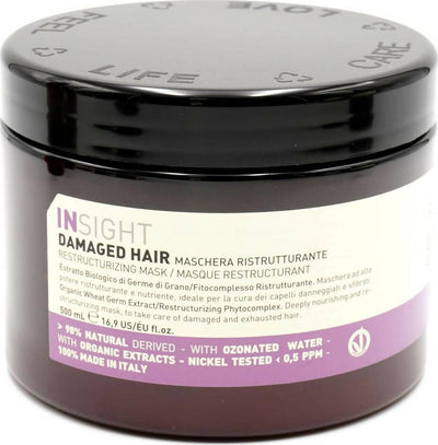 Insight Professional Maschera Ristrutturante 500 Ml per Capelli Sfibrati E Danneggiati Da Trattamenti Chimici Bellezza/Cura dei capelli/Maschere per capelli Me.Dis. - Peschiera Borromeo, Commerciovirtuoso.it