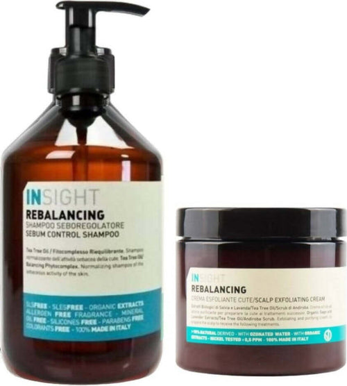 Insight Programma Seboregolatore, Shampoo 400 Ml + Crema Esfoliante 180 Ml Riequilibrante Bellezza/Cura dei capelli/Prodotti per la cura dei capelli/Trattamenti per capelli e cute Me.Dis. - Peschiera Borromeo, Commerciovirtuoso.it