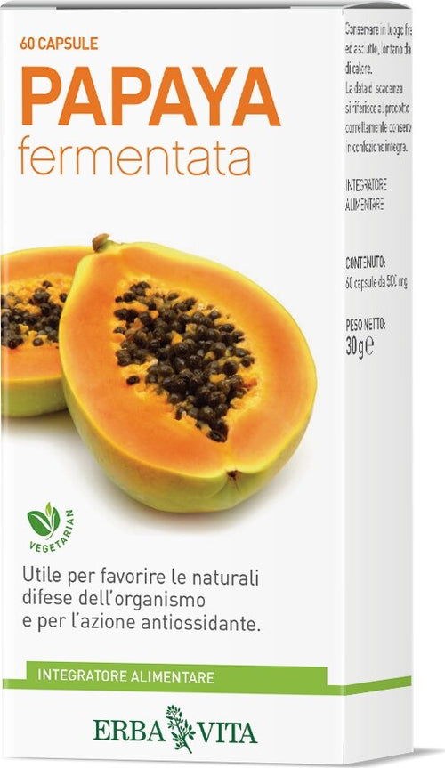 Integratore-alimentare-Papaya-Fermentata-60-FQ-capsule-Erba-Vita