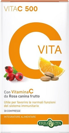 Integratore-alimentare-Vita-C-500-30-compresse-Erba-Vita