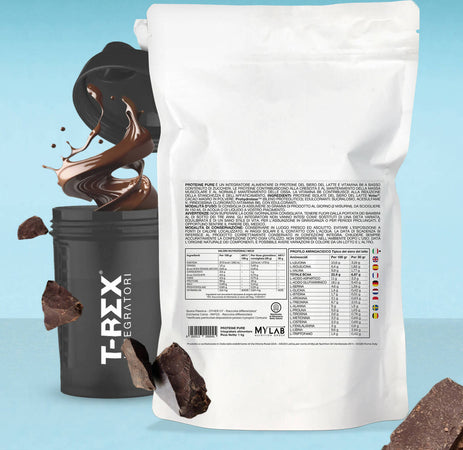 Integratore Di Proteine Del Siero Del Latte Isolate Ultrafiltrate In Polvere Whey Protein Isolate Raptor T-rex - Volac® Con Vitamina B6 - 1000 G Salute e cura della persona/Alimentazione e nutrizione/Integratori per lo sport/Integratori di proteine/Proteine del siero del latte MyLab Nutrition - Roma, Commerciovirtuoso.it