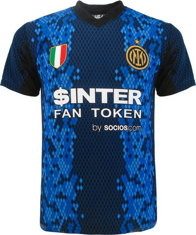 Inter Milan 21/22 Replica Maglia Calcio Ufficiale Con Etichetta