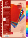 Intercalari neutri - PPL - A4 - trasparente - 12 posizioni - Exacompta Cancelleria e prodotti per ufficio/Archivio ufficio e accessori per scrivania/Archivio ufficio/Cartelle sospese e accessori/Indici per cartelle sospese Eurocartuccia - Pavullo, Commerciovirtuoso.it