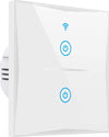 Interruttore a parete intelligente WIFI compatibile Amazon Alexa Google Home KS-601 colore bianco