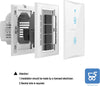 Interruttore a parete intelligente WIFI compatibile Amazon Alexa Google Home KS-601 colore bianco