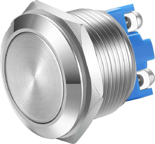 Interruttore A Pulsante 22mm Autobloccante Terminali A Vite Acciaio Testa Piatta Auto e Moto/Parti per auto/Interruttori e relè/Interruttori/Interruttori a pulsante Trade Shop italia - Napoli, Commerciovirtuoso.it