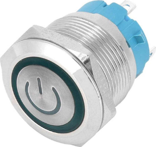 Interruttore A Pulsante A 4 Pin 22mm Con Segnale Luminoso Di Alimentazione Verde Auto e Moto/Parti per auto/Interruttori e relè/Interruttori/Interruttori a pulsante Trade Shop italia - Napoli, Commerciovirtuoso.it