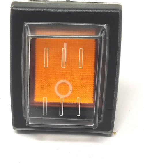 INTERRUTTORE BIPOLARE LUMINOSO GIALLO CON PROTEZIONE 250V 16A 4 FASTON 22x30 Fai da te/Materiale elettrico/Interruttori e dimmer/Interruttori da cavo Rossi Ricambi - Venetico Marina, Commerciovirtuoso.it