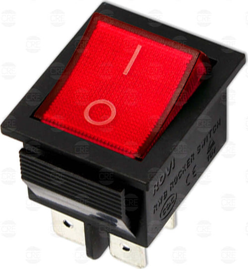 Interruttore-Bipolare-Luminoso-Rosso,-16A,-21x26mm,-4-Faston-da-6.3mm