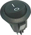 INTERRUTTORE BIPOLARE TONDO NERO DA INCASSO DIAMETRO FORO 20 mm. 4 FASTON Fai da te/Materiale elettrico/Interruttori e dimmer/Interruttori da cavo Rossi Ricambi - Venetico Marina, Commerciovirtuoso.it