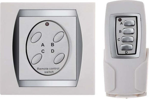 INTERRUTTORE CENTRALINA WIRELESS 4 CANALI DIGITALE ACCENSIONE LUCI + TELECOMANDO Fai da te/Materiale elettrico/Interruttori e dimmer/Interruttori dimmer Trade Shop italia - Napoli, Commerciovirtuoso.it