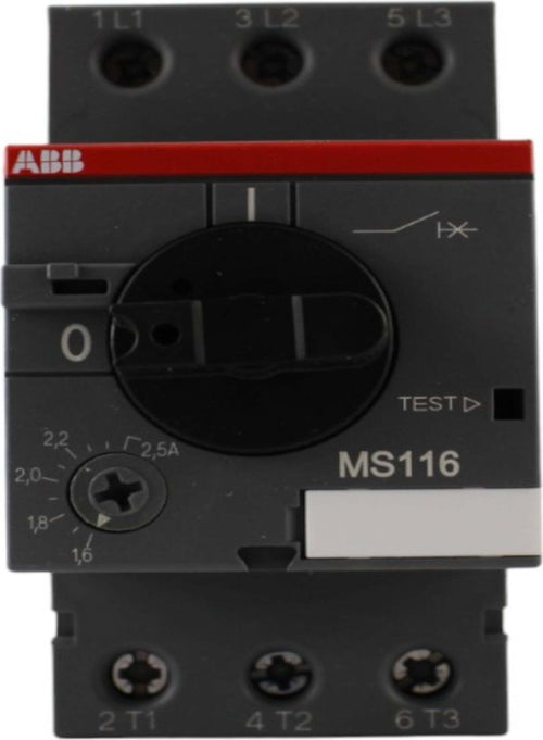 Interruttore-di-protezione-magnetotermica-(salvamotore)-1.6-2.5A-ABB