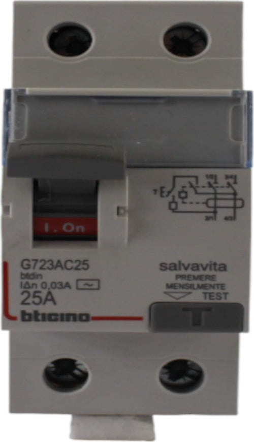 Interruttore-differenziale-salvavita-2P-classe-AC-25A-Idn-0.03A-230-400VAC-Bticino