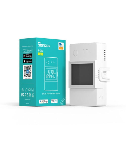 Interruttore Intelligente D'élite Misuratore Consumo Potenza 20a Sonoff Powr320d